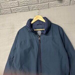 LL Bean OTH94 Mens Reg XL Blue Outdoor Thinsulate Insulated Winter Puffer Jacket